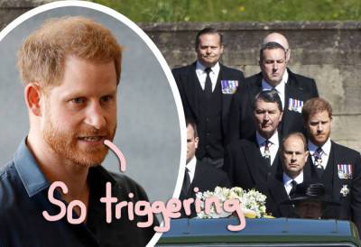 Prince Harry Admits Being 'Afraid' To Return Home For Prince Philip's Funeral Following Oprah Interview Backlash - perezhilton.com