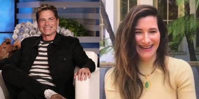 Kathryn Hahn Revealed Her Childhood Crush on Rob Lowe During A Mini Parks & Recreation Reunion - www.justjared.com