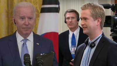 Joe Biden Pretends the Moon Is His Boss After Steve Doocy Asks About UFOs (Video) - thewrap.com