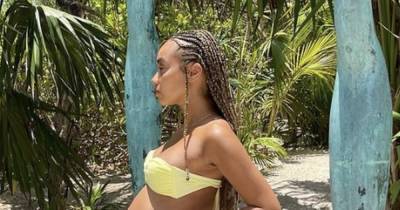 Pregnant Leigh-Anne Pinnock says her hormones are ‘racing’ as she flaunts her bump - www.ok.co.uk