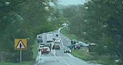 Emergency services called to crash between two cars in Dumfries and Galloway - www.dailyrecord.co.uk - Scotland
