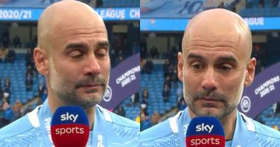 Pep Guardiola in tears over Sergio Aguero exit as Sky Sports issues apology after interview - www.manchestereveningnews.co.uk - Manchester - Argentina
