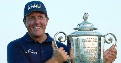 Phil Mickelson Becomes the Oldest Major Winner After Taking Home the 2021 PGA Championship Trophy - www.usmagazine.com - South Carolina