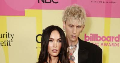 Megan Fox packs on the PDA as she wows in risqué cut out dress at the Billboard Music Awards - www.ok.co.uk - USA