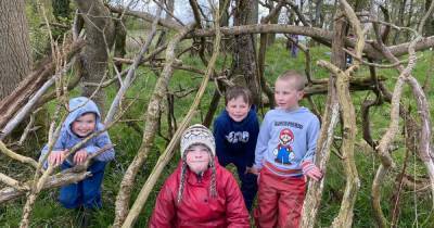 Borgue Primary pupils enjoying outdoor lessons in the forest - www.dailyrecord.co.uk - Scotland