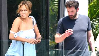 Jennifer Lopez Ben Affleck Hang On The Balcony Of Her Miami Home After Latest Reunion - hollywoodlife.com - Miami - Florida