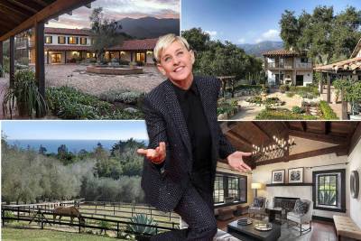 Ellen DeGeneres buys back $14.3M ranch after bombshell announcement - nypost.com - California