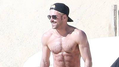 Zac Efron Shows Off his Incredible Abs While Bungee Jumping With His Brother Shirtless – Watch - hollywoodlife.com