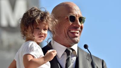 Dwayne Johnson Jokes About Watching 'A Quiet Place' With His Young Daughters and John Krasinski Reacts - www.etonline.com