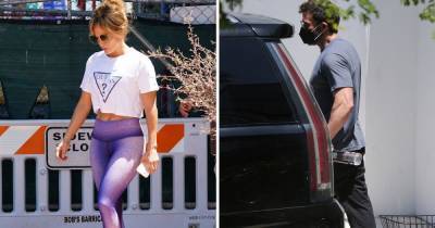 Jennifer Lopez and Ben Affleck leave same gym as he wears 'love token’ - www.ok.co.uk - Miami - Montana