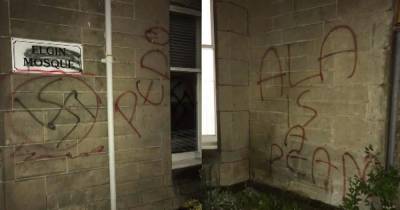 Scot caged after swastikas spray-painted on mosque in sick graffiti attack - www.dailyrecord.co.uk - Scotland