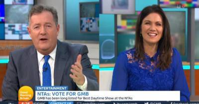 Piers Morgan 'returns' to GMB to urge viewers to vote for show at NTAs - www.ok.co.uk - Britain