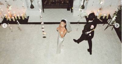 Ariana Grande shares first look at wedding to husband Dalton Gomez in stunning snaps - www.ok.co.uk - Manchester
