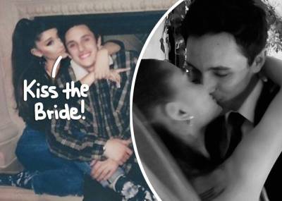 Ariana Grande Confirms Secret Wedding To Dalton Gomez With Absolutely STUNNING Pics!! - perezhilton.com