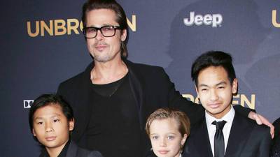Brad Pitt Wins Joint Custody Of Kids After Angelina Jolie’s Failed Attempt To Have Kids Testify - hollywoodlife.com
