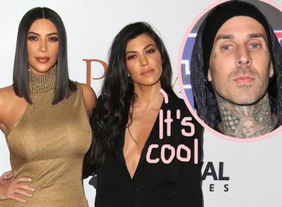 Travis Barker's Past Feelings For Kim Kardashian Not A 'Dealbreaker' For Kourtney - perezhilton.com