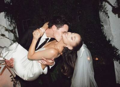 Ariana Grande shares romantic snaps from her intimate wedding to Dalton Gomez - evoke.ie