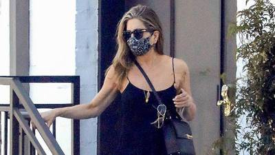 Jennifer Aniston Stuns In Spaghetti Strap Dress Outside LA Salon Ahead Of ‘Friends’ Reunion - hollywoodlife.com - California