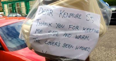 Kenmure Street immigration protester who lay under van returns hot water bottle and thanks residents for 'keeping him warm' - www.dailyrecord.co.uk - Britain