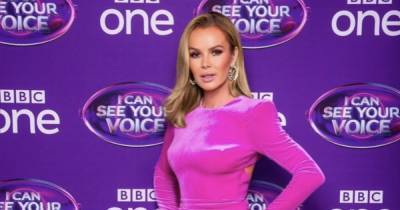 Amanda Holden poses completely nude with just banknotes covering her modesty - www.ok.co.uk