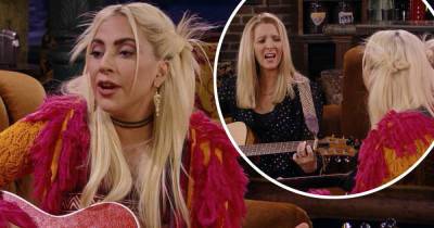 Lady Gaga rocks out to Smelly Cat on Friends: The Reunion special - www.msn.com