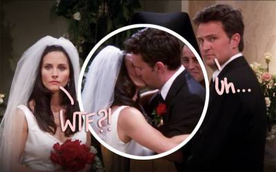 Matthew Perry & Courteney Cox Are COUSINS?! But All Those Monica/Chandler Kissing Scenes... - perezhilton.com