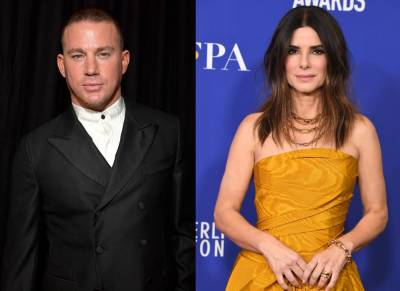 Channing Tatum Poses With Sandra Bullock On Set Of ‘Lost City Of D’ In First Look Photo - etcanada.com - city Lost - county Bullock