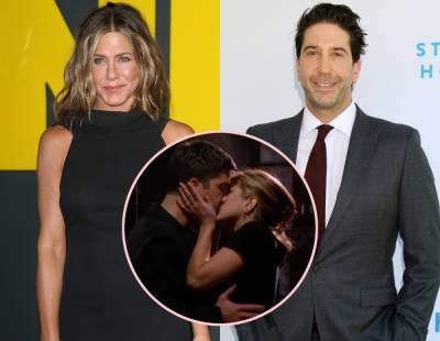 Jennifer Aniston & David Schwimmer Admit They Had A ‘Major Crush’ On Each Other While Filming FRIENDS! - perezhilton.com