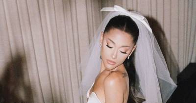 The Special Reason Ariana Grande Wore 1 Earring Upside Down at Her Wedding: Details - www.usmagazine.com