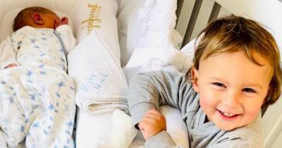 Mrs Hinch posts adorable snap of sons Ronnie and Lennie meeting for first time - www.ok.co.uk