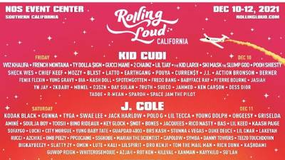 J. Cole, Kid Cudi, Future to Headline 2021 Rolling Loud California Festival - variety.com - California - county San Bernardino