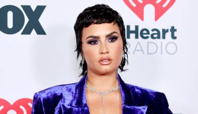 Demi Lovato Rocks a Velvet Suit at iHeartRadio Music Awards 2021 - www.justjared.com - Los Angeles