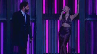 The Weeknd and Ariana Grande Kick off 2021 iHeartRadio Music Awards With 'Save Your Tears' Duet - www.etonline.com