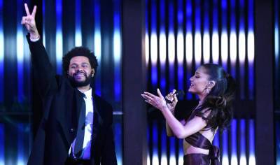 Ariana Grande Wears Wedding Ring While Performing with The Weeknd at iHeartRadio Music Awards 2021! - www.justjared.com - Los Angeles