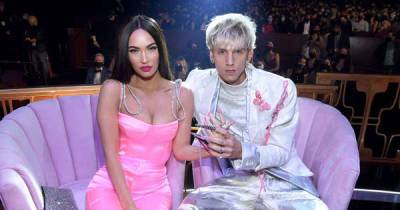 Megan Fox And Machine Gun Kelly Matched In Barbie Pink At The iHeartRadio Music Awards - www.msn.com - Los Angeles