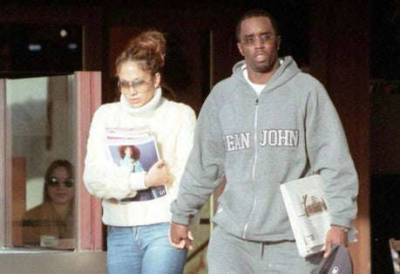 P Diddy throws show at Bennifer with throwback JLo couple pic - www.msn.com