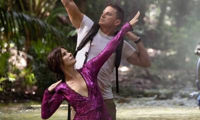 Channing Tatum and Sandra Bullock strike a pose in the jungle on set of ‘The Lost City of D’ - us.hola.com - city Lost - county Bullock