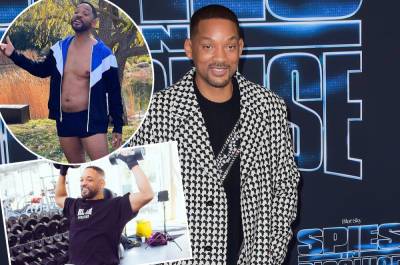 Will Smith Shows Off His Weight Loss Progress In Near-Naked Update For Fans -- WATCH! - perezhilton.com