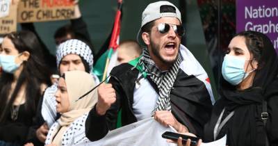 Students stage 'Free Palestine' protest at the University of Manchester - www.manchestereveningnews.co.uk - Manchester - Israel - Palestine
