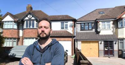 Raging NHS worker hits out after neighbour's extension leaves eight inch gap between homes - www.dailyrecord.co.uk - Birmingham