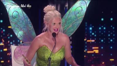 Katy Perry Calls Herself as 'Legolas' GF' as She Dresses as Tinkerbell for 'American Idol's' Disney Night - www.etonline.com - USA