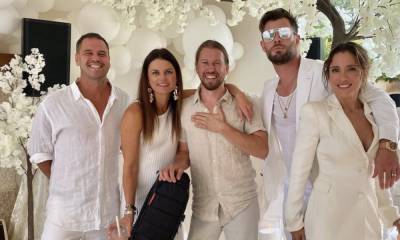 Chris Hemsworth and Elsa Pataky threw a star-studded all-white party at their home - us.hola.com