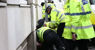 Man 'punched' by police during Man United protest has broken jaw and cracked ribs, partner claims - www.manchestereveningnews.co.uk - Manchester