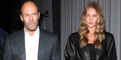 Jason Statham & Rosie Huntington-Whiteley Attend a Birthday Dinner Together in LA - www.justjared.com - Los Angeles - county Todd