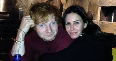 Courteney Cox Recreates ‘Friends’ Routine With Ed Sheeran — Why She Didn’t Do It at the Reunion - www.usmagazine.com