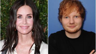 Friends Star Courteney Cox Just Recreated the Monica and Ross Dance Routine With Ed Sheeran - www.glamour.com