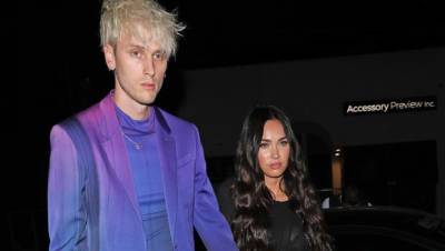 Megan Fox Wears Black Crop Top As She Takes Stage With BF Machine Gun Kelly At Indy 500 Party – Watch - hollywoodlife.com - Indiana
