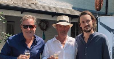 Piers Morgan reunites with family for his dad Glynne's 80th birthday party - www.ok.co.uk