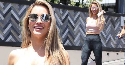 Chrishell Stause looks happy and unfazed while out to a business lunch - www.msn.com - California