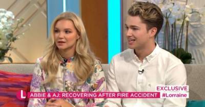 Abbie Quinnen makes first TV appearance after suffering burns in freak accident - www.manchestereveningnews.co.uk
